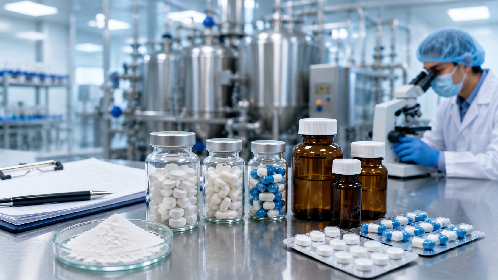 Pharma Manufacturing Process from Raw Material to Final Product